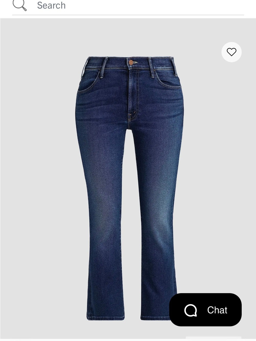 MOTHER Dark Blue High-Rise Wide-Leg Jeans